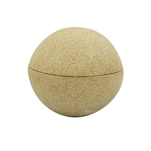 Clay Candle Stand Unglazed Handmade in Japan Beige