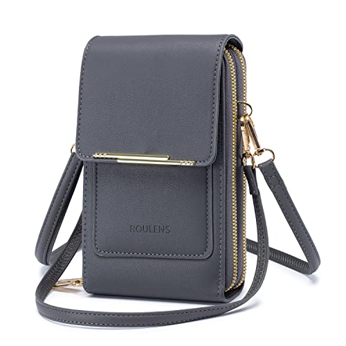 Roulens Klein Handy Umhängetasche,Damen Kleine Umhängetasche,PU Leder...