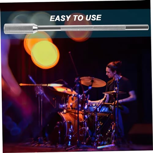 Soporte para montaje de Cowbell con extensión doble para kit de batería para instrumentos de percusión miniatura 5