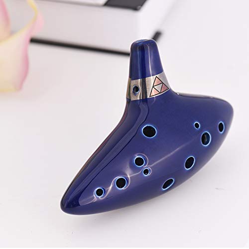 Ocarina KKmoon de cerâmica com 12 buracos