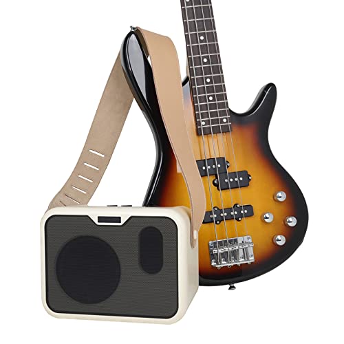 Amplificateur de guitare électrique portable 10 W pour pratique quotidienne Mini ampli de guitare Blanc - Les Beatles, Paul McCartney, John Lennon, RIngo Starr, George Harrison Amplificateur de guitare électrique portable 10 W pour pratique quotidienne Mini ampli de guitare Blanc – Image 7
