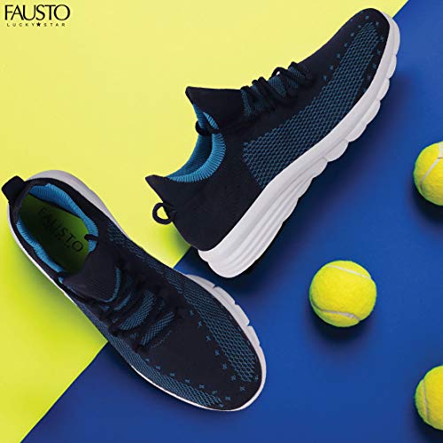 Image of FAUSTO Men's Sports & Outdoor Lace Up Running Shoes