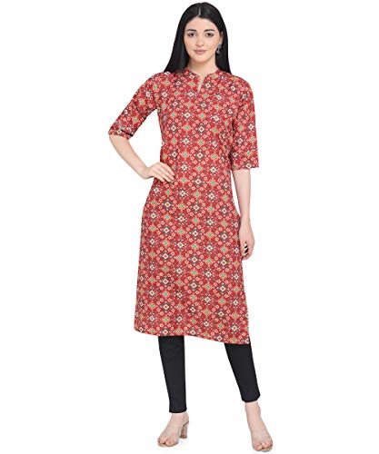 Image of LookMark Women's Crepe Regular Kurta