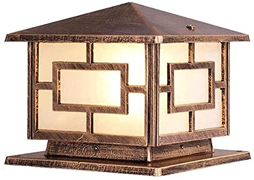 Lampadaire d'extérieur étanche IP44 avec lanterne de qualité externe E27