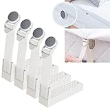 hombani-Bed Sheet Straps-Easy to Stall and Adjustable Fitted Sheet Clips-Fits All Mattress Heights...