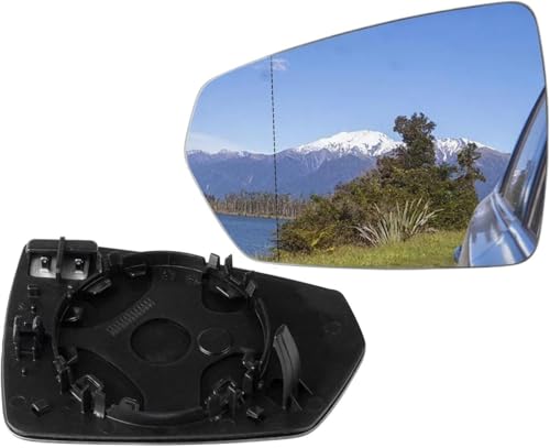 Vidrio Espejo Retrovisor Para VW Para Polo MK6 2017-2022 Espejo Retrovisor Exterior Convexo Calefactado Lado Izquierdo N/S,Lente reflectante del espejo retrovisor, espejo de la carcasa