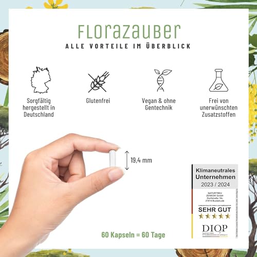 Akazienfaser Naturtreu Florazauber Kulturen Komplex mit 23 Bakterienstämmen