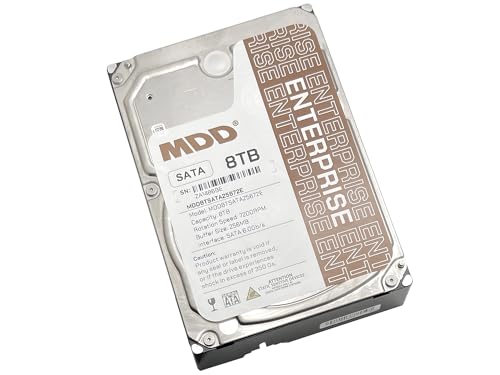 Image of MDD MDD8TSATA25672E 8TB 7200RPM 256MB Cache SATA 6.0Gb /s 3.5-inch Enterprise Hard Drive (Renewed)