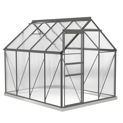 Outsunny Serre de Jardin en Polycarbonate 4,8 m&sup2; dim. 1,9L...