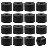 CONCHLERY 20 Pcs Synthetic Rubber Parts and Accessories, 1.57 OD x 0.43 ID x 1 Inch Thickness Rubber Spacer Washers for Screws Bolts Faucet Household, Appliances Flat Round