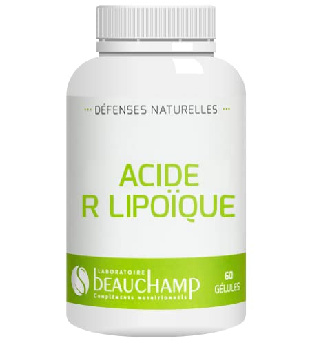 Laboratoire Beauchamp - Complément alimentaire ACIDE R ALPHA-LIPOÏQUE - 60 gélules - Antioxydant - Anti-vieillissement cellulaire - Développé en France Cover