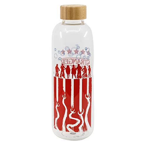 Bouteille en Verre Stranger Things Stor Grande Gourde Pop Culture 1L