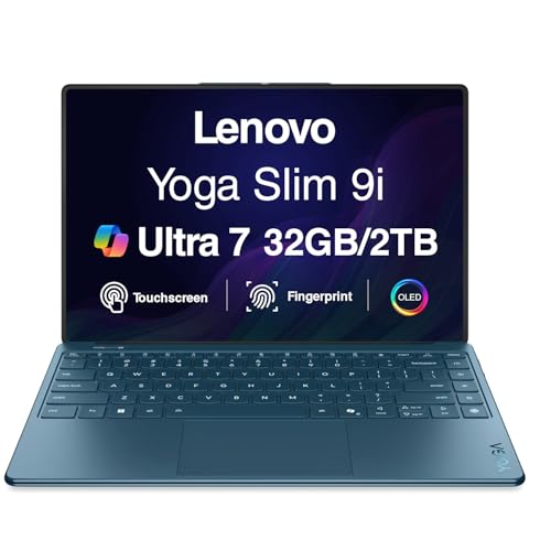 Lenovo Yoga Slim 9i AI Powered Copilot+ �m�[�g�p�\�R�� 14�C���` 120Hz Touch OLED 4K 750 nits �f�B�X�v���C (Intel Ultra 7-258V�A32GB LPDDR5X�A2TB S