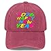 Happy New Year 2026 New Years Partys Countdown Fireworks Hats for Men Fashion Wine Red