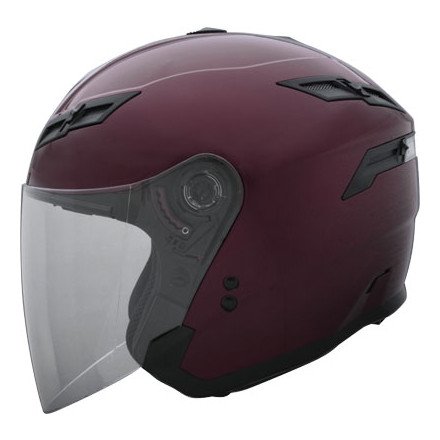 GMAX GM67 Adult Cruiser Motorcycle Helmet - Wine Red/X-Large