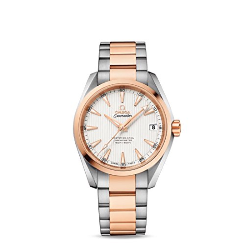 Omega Women's 23120392102001 Aqua Terra Analog Display Swiss Automatic Two Tone Watch