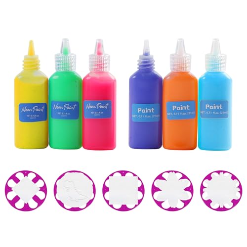 Sixth Space Spin Art Machine Kit for Kids Arts and Crafts for Kids Ages 6-8 Paint Spinner Toys Kits with Cool Art Design Cards Birthday Gifts for Boys Girls Ages 6 7 8 9 10 11 12 Refill Pack