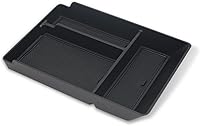 Vista 7 de BestEvMod Caja de almacenamiento para reposabrazos Ioniq5, bandeja organizadora de consola central, accesorios interiores con ribete negro de goma