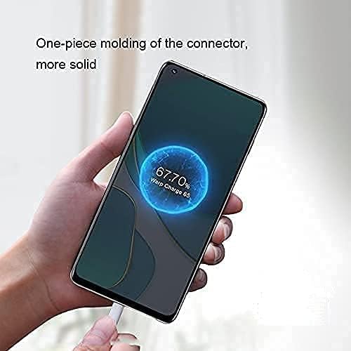 Image of 65W / 100W Warp Fast Charging Type C to Type C Cable 6.5A PD Data Sync Compatible with OnePlus 10R /9 Pro /9R /9RT /8T /Nord, Samsung, Realme - Durable Red Cable 1 Meter