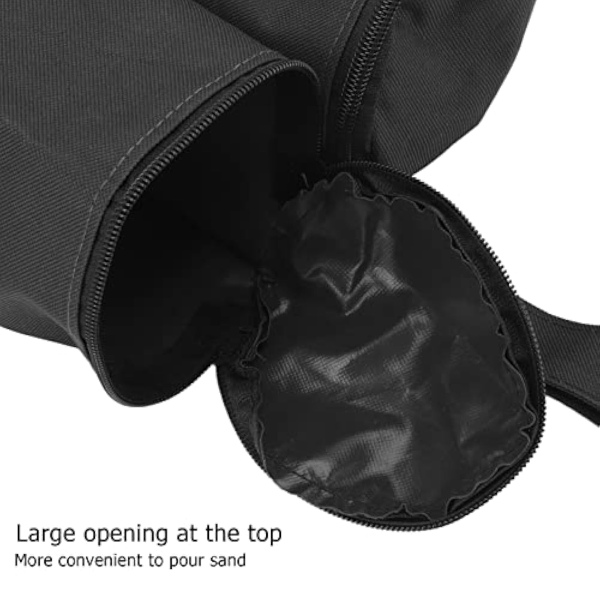 Heavy Duty PVC Coated Sand Bags for Canopy, Black