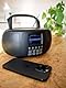 Lenco SCD-6000BK Tragbares Internetradio mit DAB+/FM, Bluetooth, CD-Player und 2,4-Zoll TFT-LCD-Farbdisplay, Dualband-WLAN, Stereo-Sound - schwarz