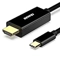 BENFEI USB Type C(Thunderbolt 3) to HDMI 4K UHD 3M Cable, USB 3.1 (USB-C) to HDMI Adapter Male to Male Gold-Plated Cord