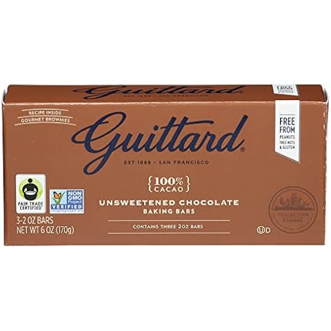 Guittard, Bar Chocolate Baking Unsweetened Gluten Free, 6 Ounce Cover
