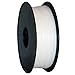 GEEETECH Filament PLA 1.75mm, 3D Drucker PLA Filament 1kg Spool, Weiß