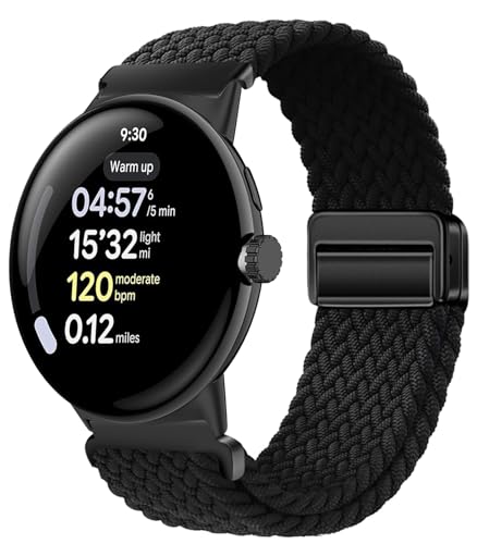 [ULIGADUO] pxg For Google Pixel Watch 4 41mm/45mmX}[gEHb`Ή }`J[̃iCґg }OlbgNXv (ubN, 45mm)