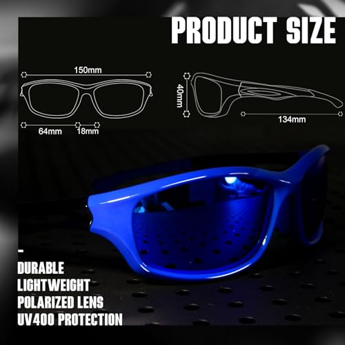 Óculos de Sol Esportivo Polarizado para Masculino Femininos UV400 Proteção Ciclismo Dirigir Armação