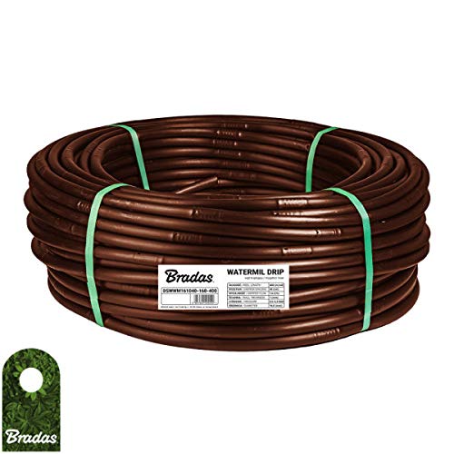 Preisvergleich Produktbild Bradas Tropfschlauch Perlschlauch Verlegerohr braun 16mm 100m Tropferabstand 50cm WATERMIL DRIP Brown 5588
