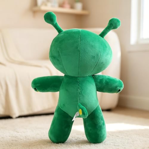 Zaxqerm Alien Plush Toy, Green Alien Stuffed Animal, Soft Cute Extraterrestrial Doll for Boys Girls, Outer Space Themed Cuddle Buddy for Kids, Unique Gift for Sci‑fi Fan 13.4 Inch - Image 5