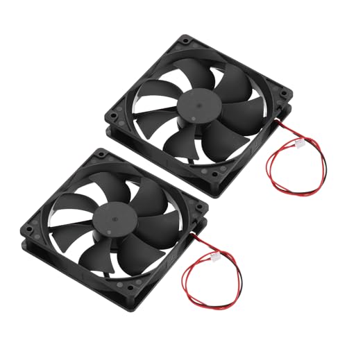 Ventilateur 120mm 24V CC Meccanixity lot de 2 pour boîtier PC et imprimante 3D