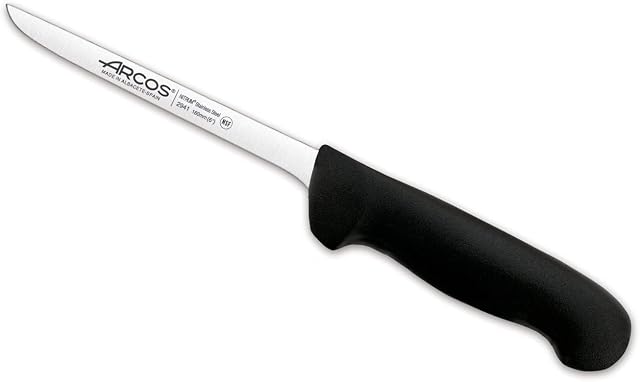 Arcos Series 2900 - Boning Knife - Blade Nitrum Stainless Steel 6" - Handle Polypropylene Black Color