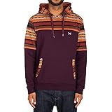 iriedaily big flag hoodie  IRIEDAILY Vintachi Block Hoodie in Aubergine, M