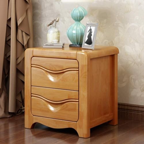 JINJIANNING Wooden Bedside Cabinet Table, Shabby Chic Locker Cupboard, Vintage Style Fully Assembled, Storage Nightstand for Bedroom, Living Room