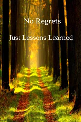No Regrets Just lessons learned: Journal
