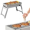 Buitengrilltafel | Draagbare ijzeren mesh-grilltafels voor buiten barbecueën – Draagbare lichte BBQ-grills voor buitenbarbecue Dewu