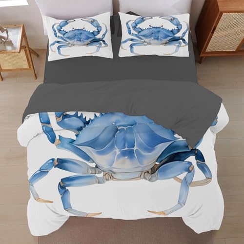 Parure de lit crabe douce et facile à laver en machine