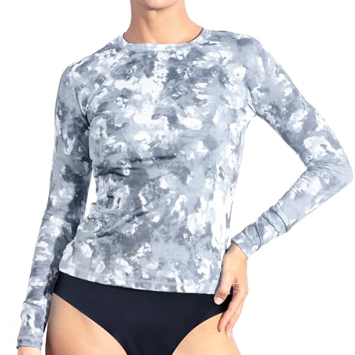 Rashguard UPF 50+ Kanu Surf manches longues protection solaire grise M