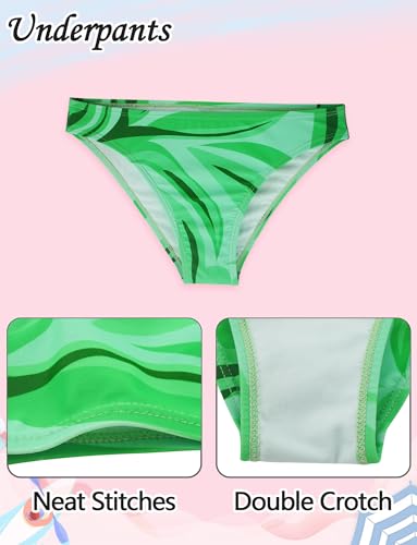 Image of Girls 3 Piece Swimsuit Summer Hawaiian Bikini Set with Beach Cover Up Skirt Bathing Suit Swimwear 8-15 Years