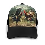 Rooster Baseball Cap Farm Rooster Hats for Men Women Unisex Trucker Hat Adjustable Classic Caps for Outdoor Sport