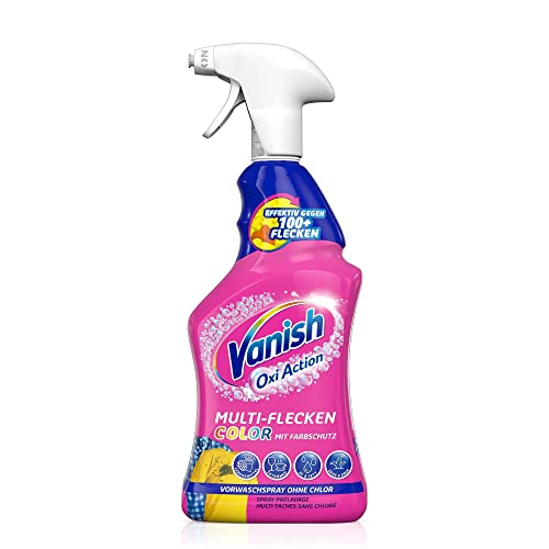Vanish Oxi Action Vorwaschspray Color – 1 x 750 ml – Effektiv gegen 100+ Arten von Flecken – Fleckenentferner für die Vorbehandlung bunter Wäsche (Packung mit 3)