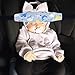 Naturahand 3 Pcs Head Support for Baby Car Seat Stroller Neck Relief Strap Headrest for Sleeping Traveling Head Holder for Toddler Kids Children Child Baby Infant-Grey