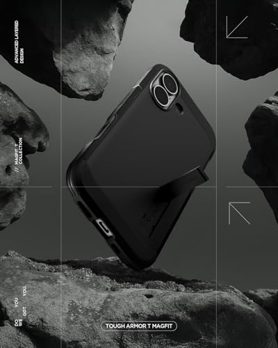 Image of Spigen Tough Armor MagFit for iPhone 17 Case, Black