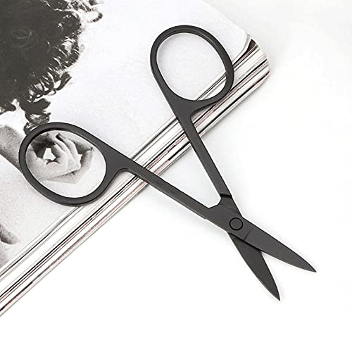 Bastelschere, professionelle Nagelschere, Maniküre for Nägel, Augenbrauen, Nase, Wimpern, Nagelhautschere, gebogene Pediküre, Make-up-Werkzeuge, Schere