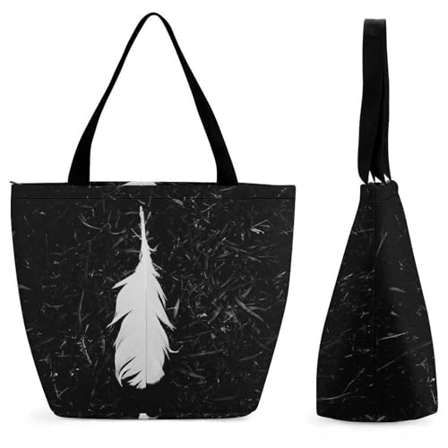 Sac pour femme Plume Blanche maroquinerie chic 28.5x18x32.5cm