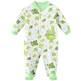 Ohrwurm Newborn Baby Bodysuit Girl Clothes Romper Onesie Cotton Newborn Outfit for Girls Cute Infant Girl Jumpsuits Clothes for 0-3 Months Frog
