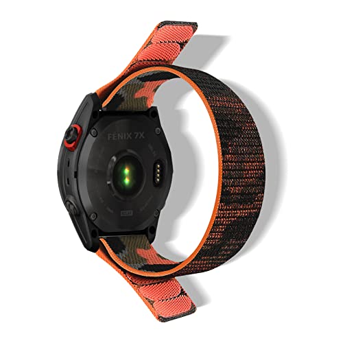 [HeeNia] QuickFit 26mm Ήoh Garmin Fenix 8 Pro 51mm/Quatix 8 51mm/Tactix 8 51 mm/Fenix 8 51 mm/Fenix 7X Pro Solar/Instinct 2XX|