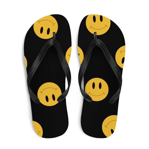 Smile Face Slippers Flip-Flops for Women Men
